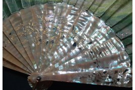 The love triangle, fan by Roubaudi, circa 1870-80