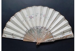 The love triangle, fan by Roubaudi, circa 1870-80