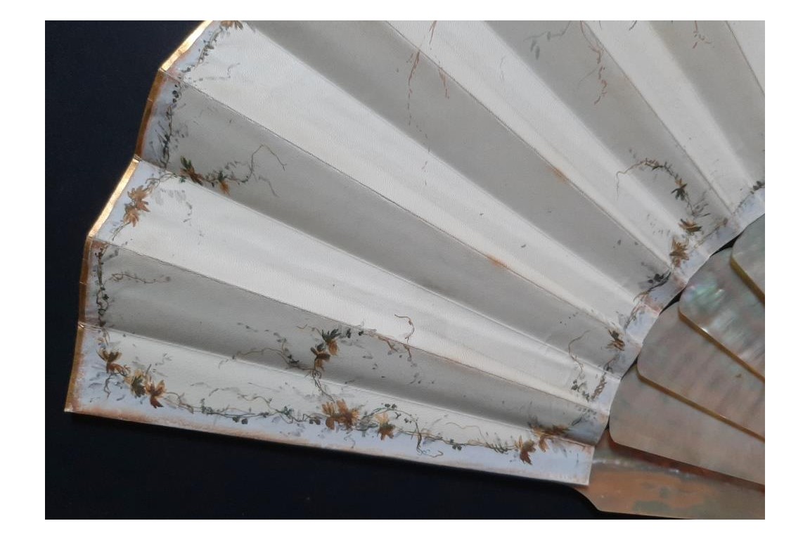 The love triangle, fan by Roubaudi, circa 1870-80