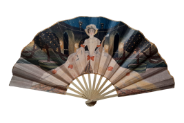 Women, fan leaf by Georges De Feure