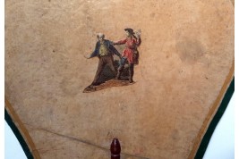 Femmes et hommes du XVIIIème siècle, écrans en arte povera