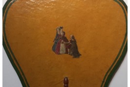 Femmes et hommes du XVIIIème siècle, écrans en arte povera
