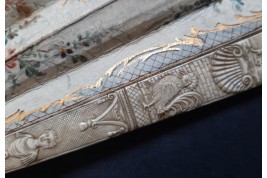 Sarah offrant Agar à Abraham, éventail XVIIIème siècle