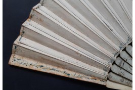 Sarah offering Hagar to Abraham, 18th century fan