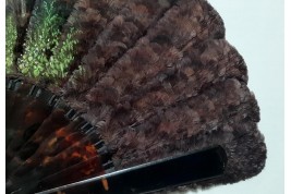 Girls, feather fan circa 1900