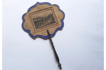 A garden, Napoleon III period fixed fan