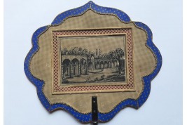 Un jardin à colonnade, écran période Napoléon III