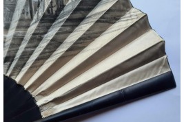 Walk in the Roman forum, fan by Aurant, late 19th century