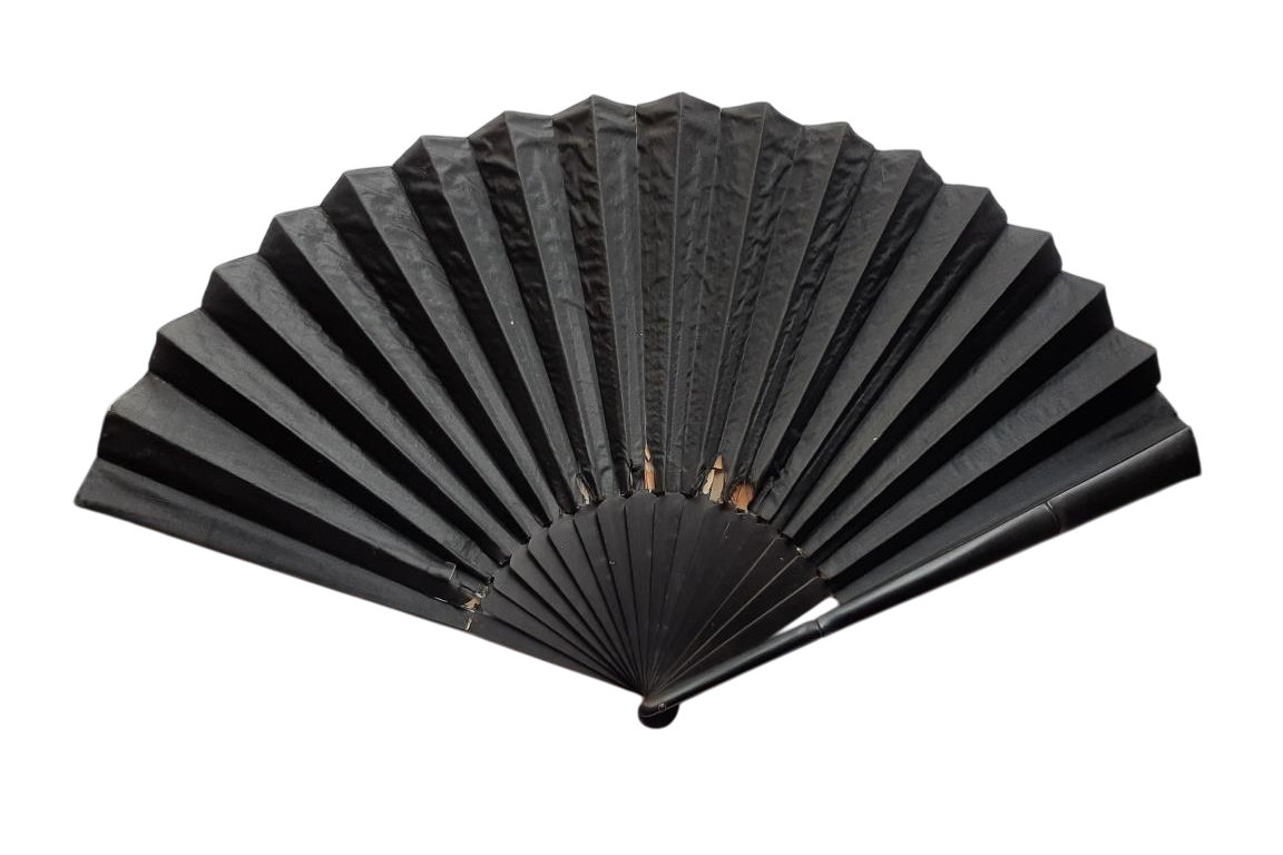 Walk in the Roman forum, fan by Aurant, late 19th century