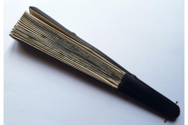 Promenade dans le forum romain, éventail d'Aurant, fin XIXème siècle