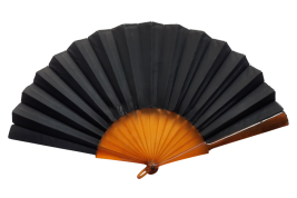 A valley in Switzerland, fan circa 1870-1900