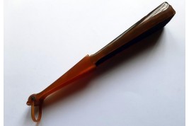 A valley in Switzerland, fan circa 1870-1900