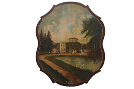 La source de Barisart près de Spa, écrans vers 1860-1900