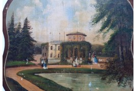 La source de Barisart près de Spa, écrans vers 1860-1900