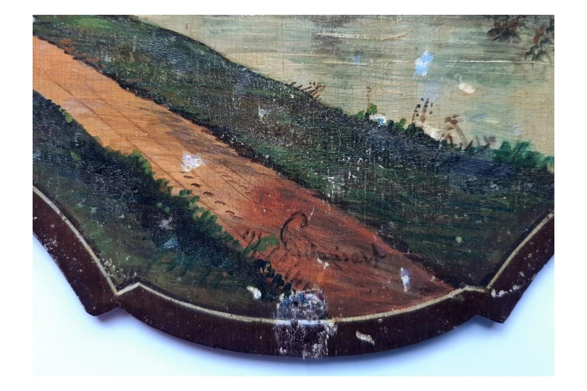 La source de Barisart près de Spa, écrans vers 1860-1900