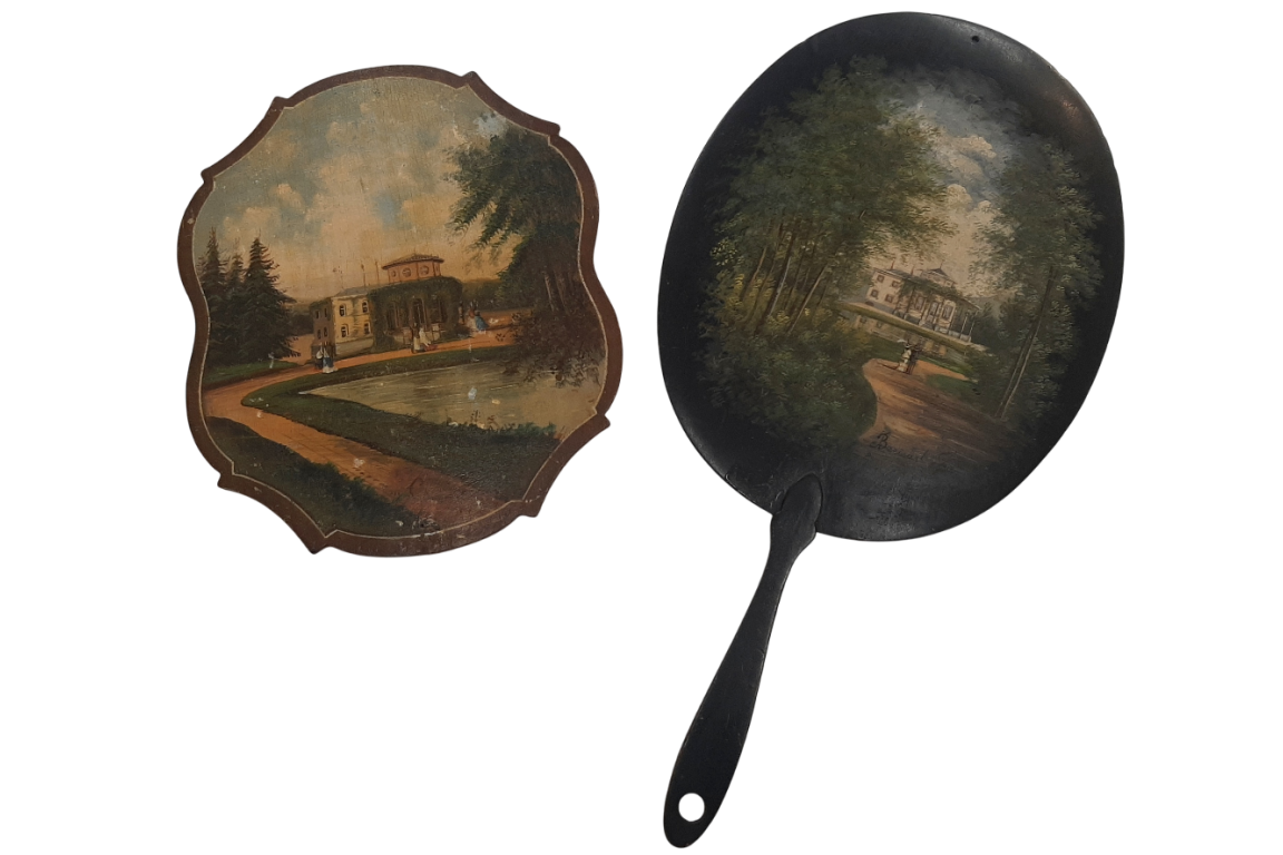 La source de Barisart près de Spa, écrans vers 1860-1900