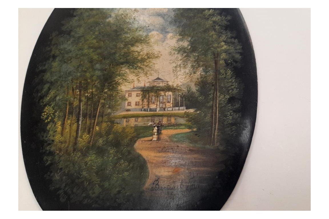 La source de Barisart près de Spa, écrans vers 1860-1900