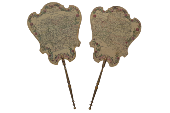 Suisse, Pologne et Pays-Bas. Écrans-cartes géographiques d'après De La Fosse, 1780