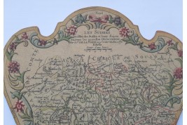 Suisse, Pologne et Pays-Bas. Écrans-cartes géographiques d'après De La Fosse, 1780