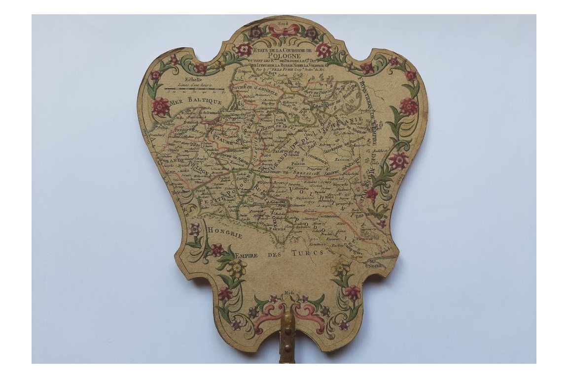 Suisse, Pologne et Pays-Bas. Écrans-cartes géographiques d'après De La Fosse, 1780