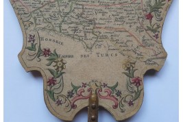 Suisse, Pologne et Pays-Bas. Écrans-cartes géographiques d'après De La Fosse, 1780