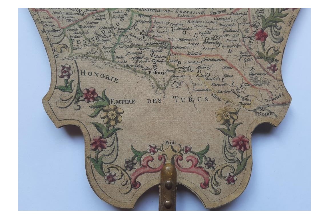 Suisse, Pologne et Pays-Bas. Écrans-cartes géographiques d'après De La Fosse, 1780