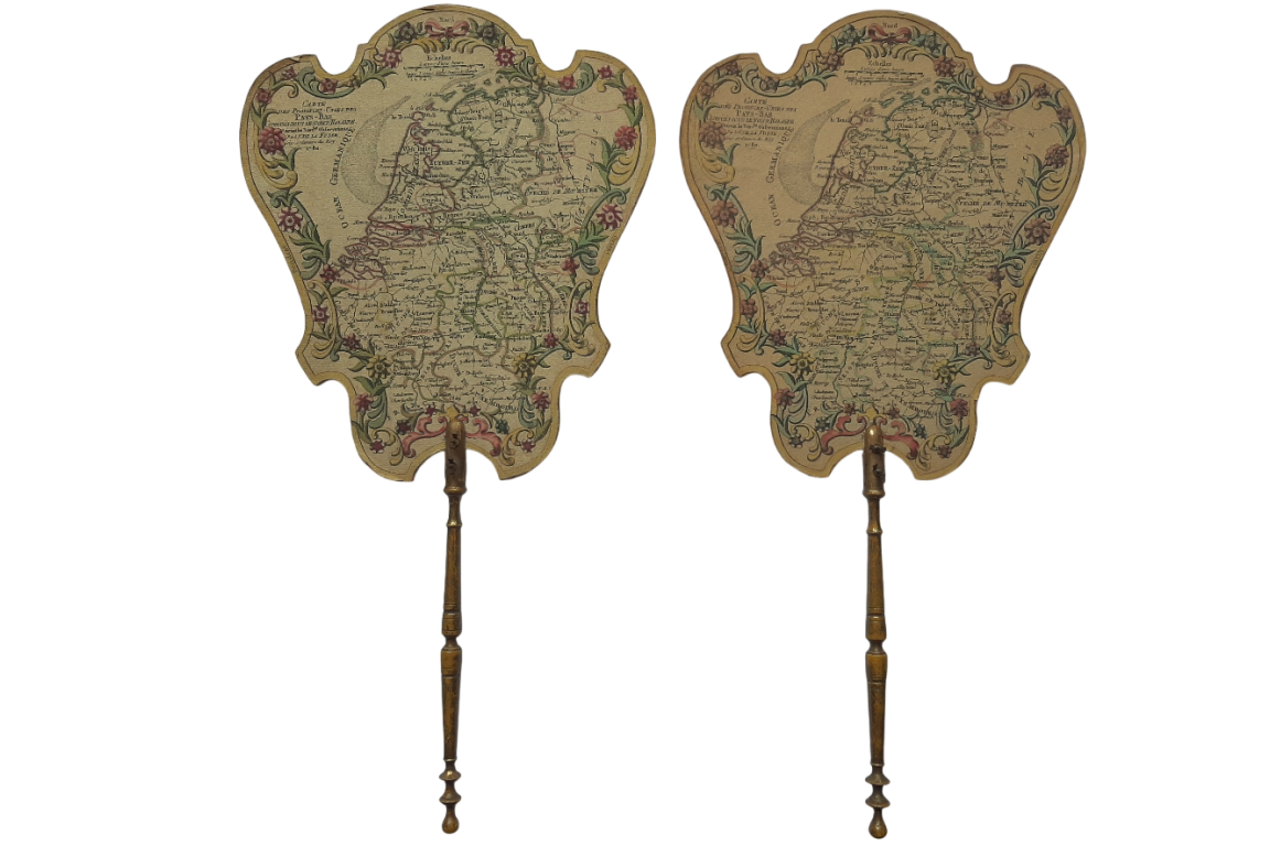 Suisse, Pologne et Pays-Bas. Écrans-cartes géographiques d'après De La Fosse, 1780
