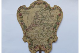 Suisse, Pologne et Pays-Bas. Écrans-cartes géographiques d'après De La Fosse, 1780