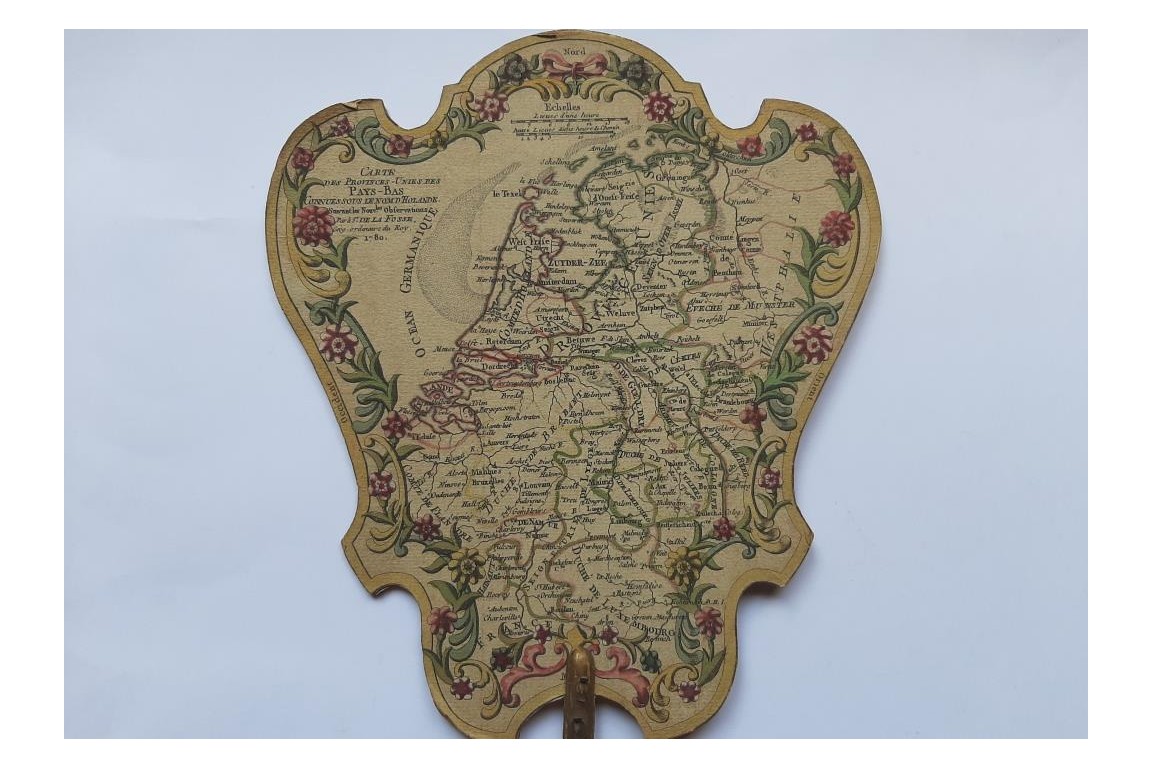 Suisse, Pologne et Pays-Bas. Écrans-cartes géographiques d'après De La Fosse, 1780