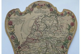Suisse, Pologne et Pays-Bas. Écrans-cartes géographiques d'après De La Fosse, 1780