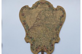 Suisse, Pologne et Pays-Bas. Écrans-cartes géographiques d'après De La Fosse, 1780