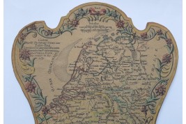 Suisse, Pologne et Pays-Bas. Écrans-cartes géographiques d'après De La Fosse, 1780