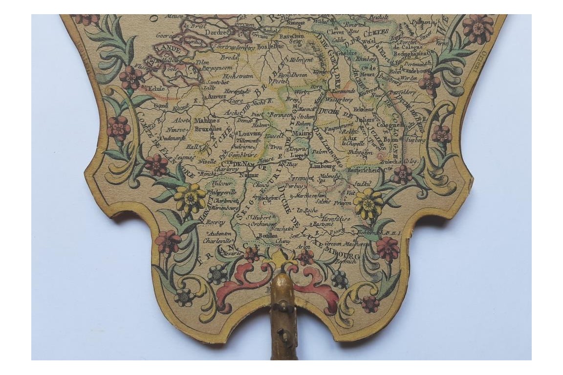 Suisse, Pologne et Pays-Bas. Écrans-cartes géographiques d'après De La Fosse, 1780