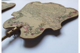 Suisse, Pologne et Pays-Bas. Écrans-cartes géographiques d'après De La Fosse, 1780