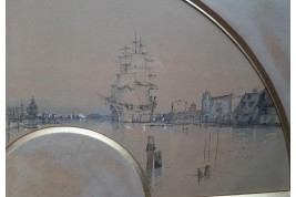 Venice ? Fan project by Marks, 1888