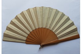 Washerwoman on the Normandy coast, fan circa 1900