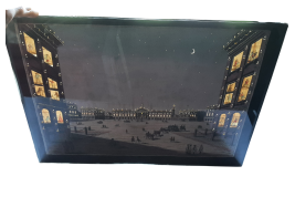 Royal Palace in Brussels, optical day/night view, circa 1773