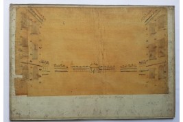 Palais royal de Bruxelles, vue d'optique jour/nuit, vers 1773