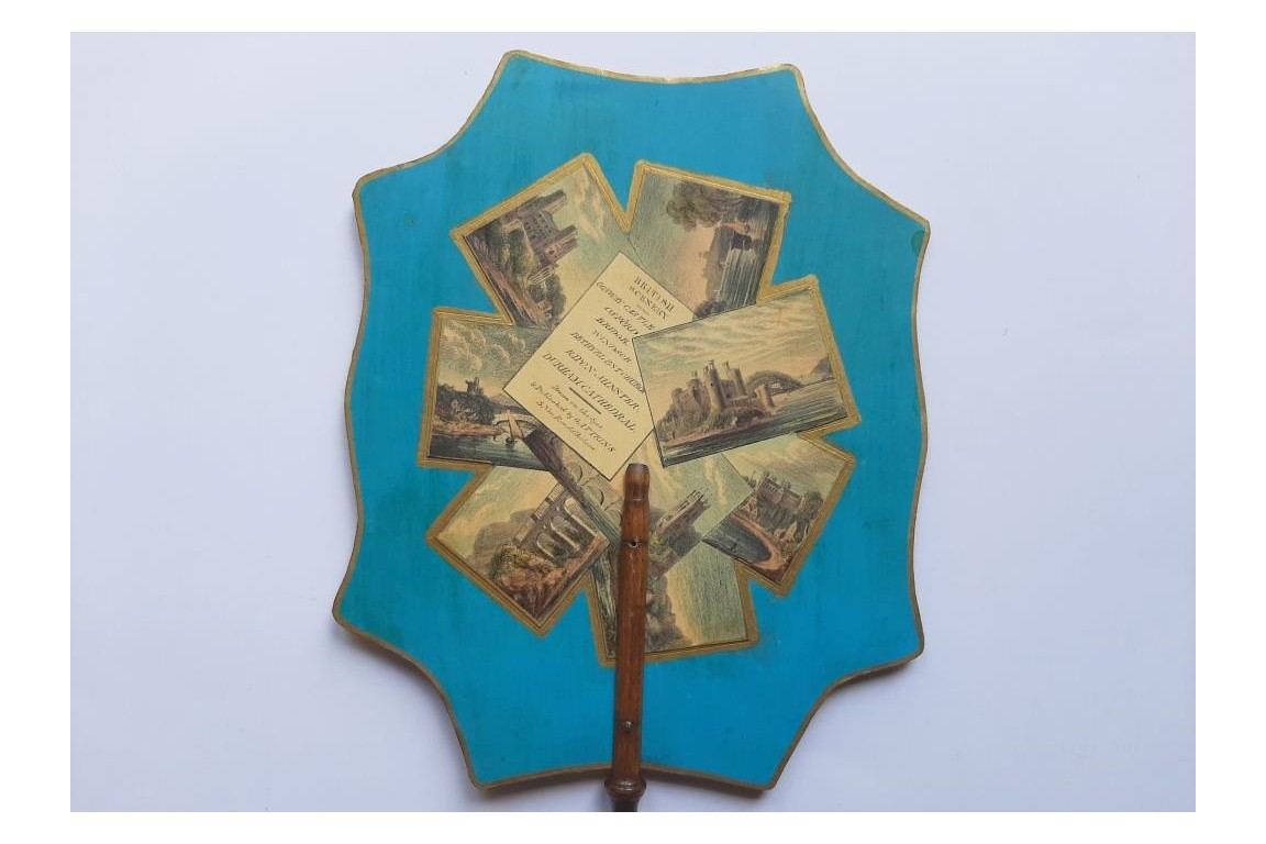 British scenery, 19th century fixed fan