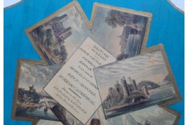 British scenery, 19th century fixed fan