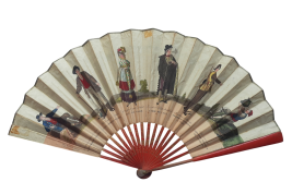 Characters of the natives of the Spanish provinces, fan since Antonio Rodriguez, circa 1805-1810