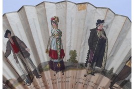 Characters of the natives of the Spanish provinces, fan since Antonio Rodriguez, circa 1805-1810