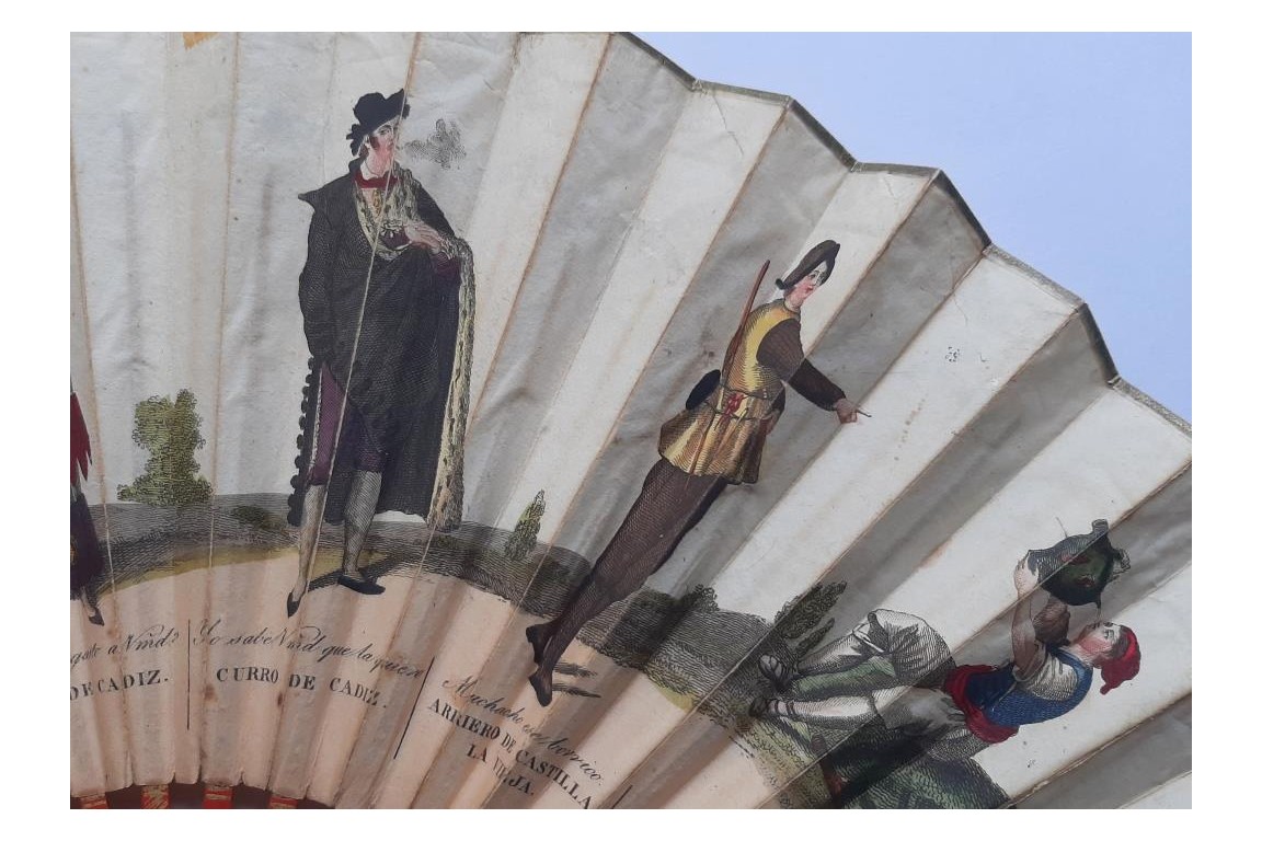 Characters of the natives of the Spanish provinces, fan since Antonio Rodriguez, circa 1805-1810