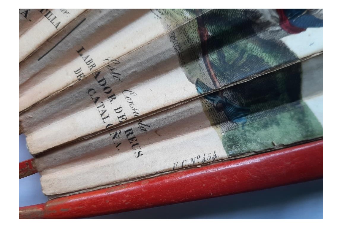 Characters of the natives of the Spanish provinces, fan since Antonio Rodriguez, circa 1805-1810