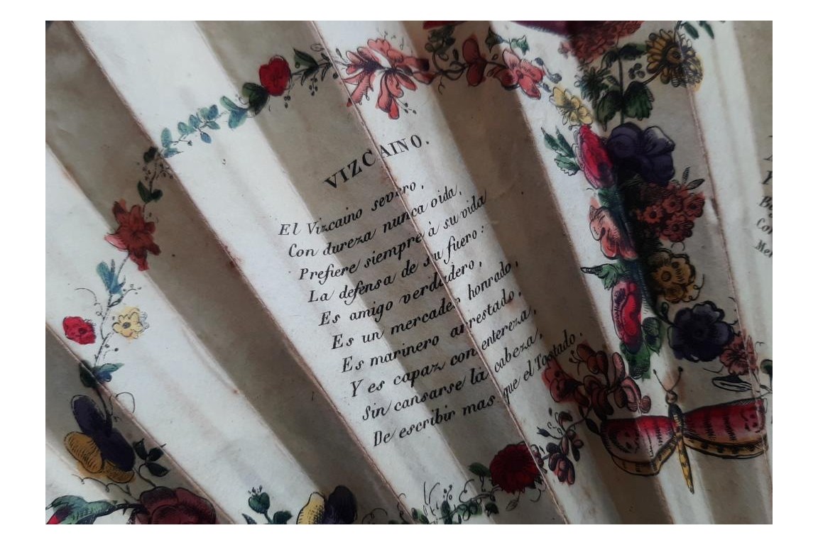 Characters of the natives of the Spanish provinces, fan since Antonio Rodriguez, circa 1805-1810