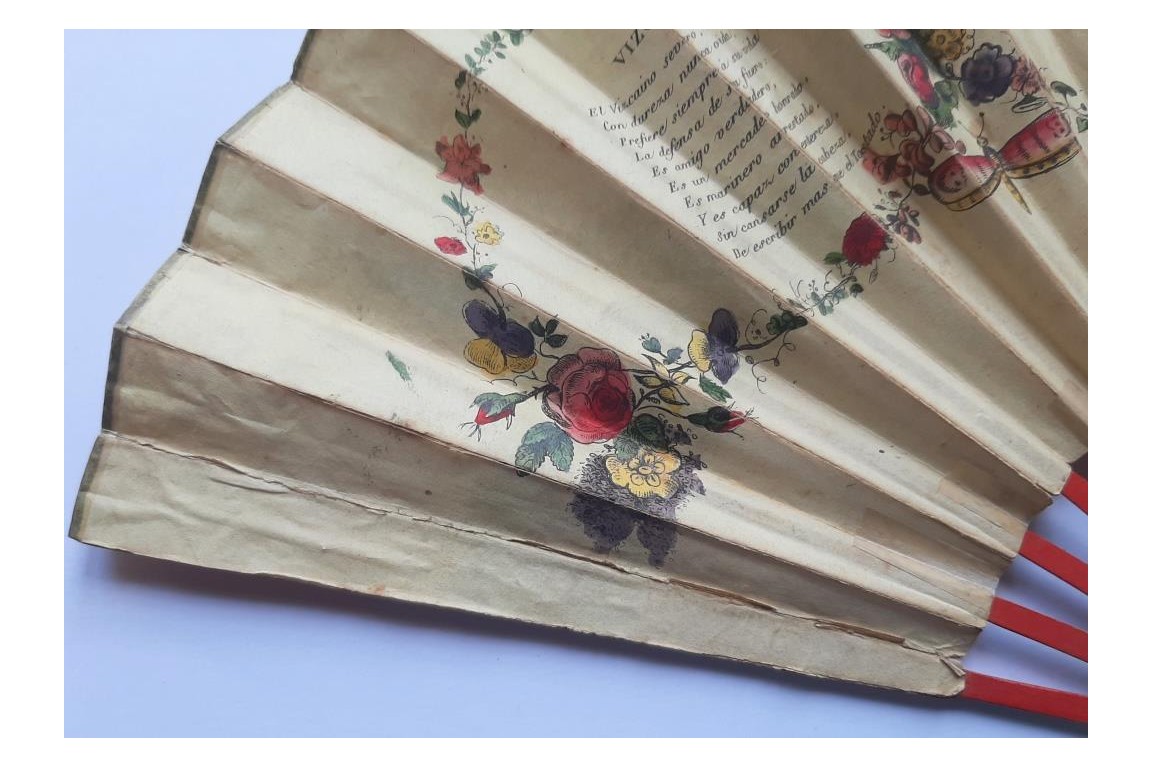 Characters of the natives of the Spanish provinces, fan since Antonio Rodriguez, circa 1805-1810