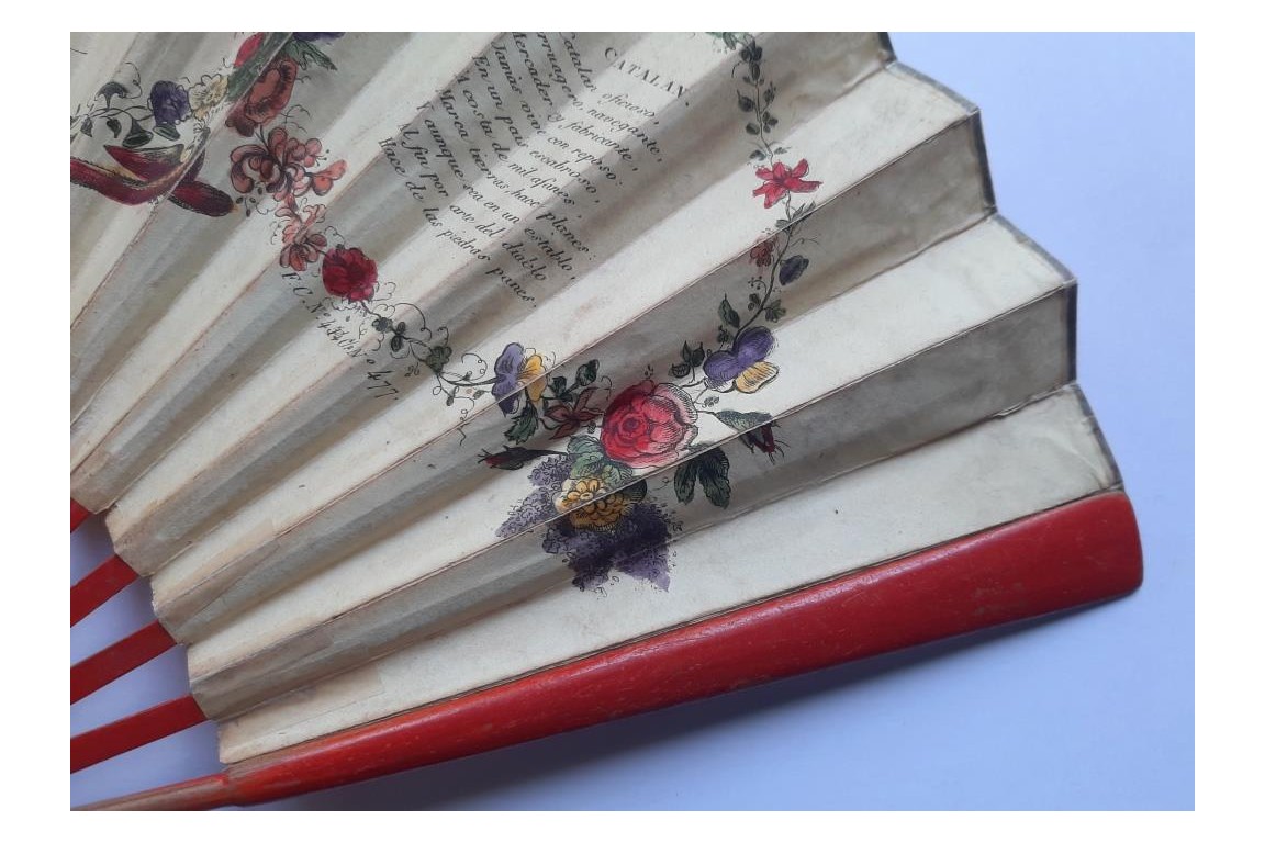 Characters of the natives of the Spanish provinces, fan since Antonio Rodriguez, circa 1805-1810