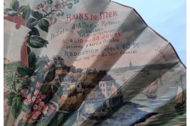 Chemins de Fer de l'Ouest : de Paris à Londres via Rouen, Dieppe et Newhaven. Éventail vers 1895
