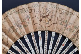 Souvenir from the French Embassy in Moscow, 1896. Fan by Kees
