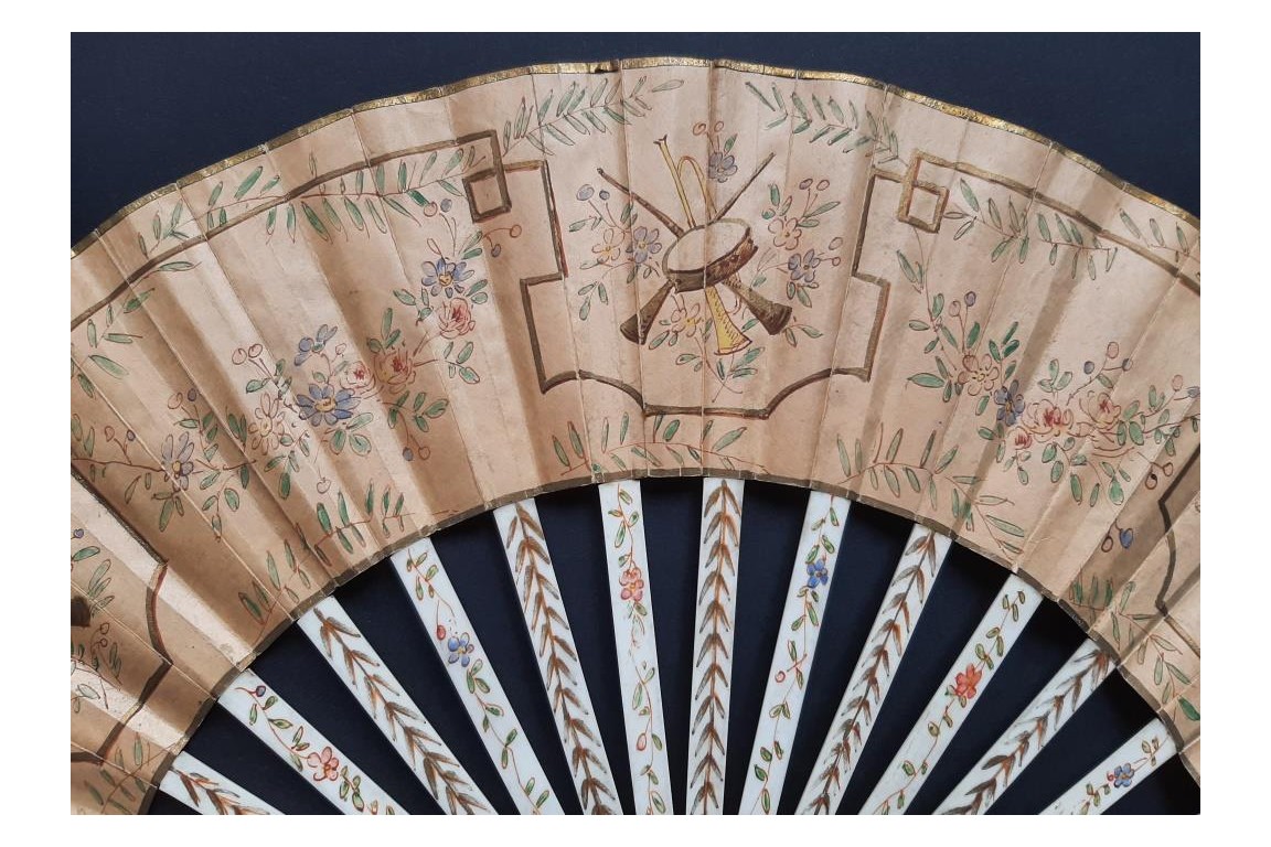 Souvenir from the French Embassy in Moscow, 1896. Fan by Kees